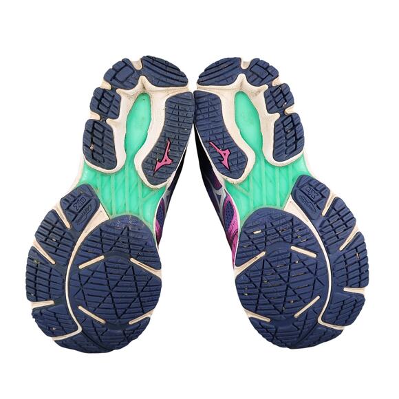 Mizuno Shoes Womens 7 Wave Shadow 2 Road Running Sneaker Athletic Trainer Purple - Picture 11 of 13